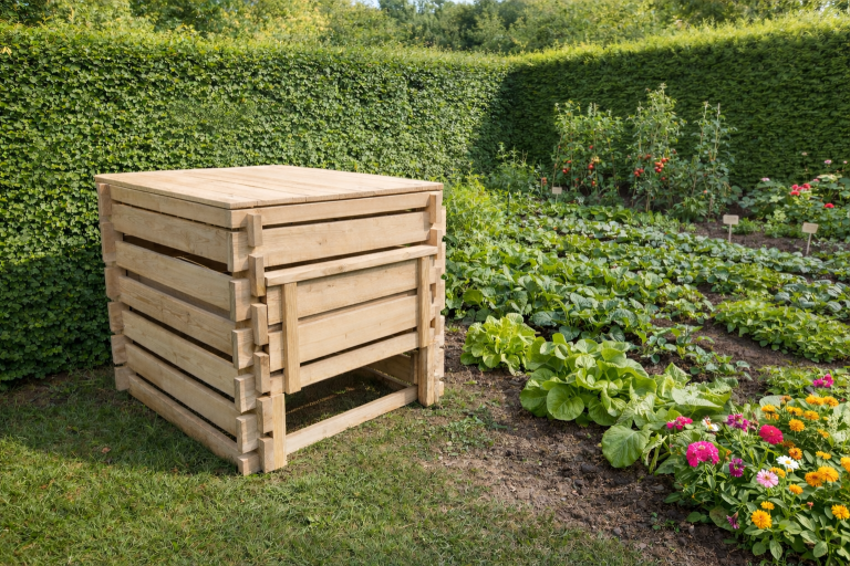 composteur bois, composteur en bois fabriqué en France
